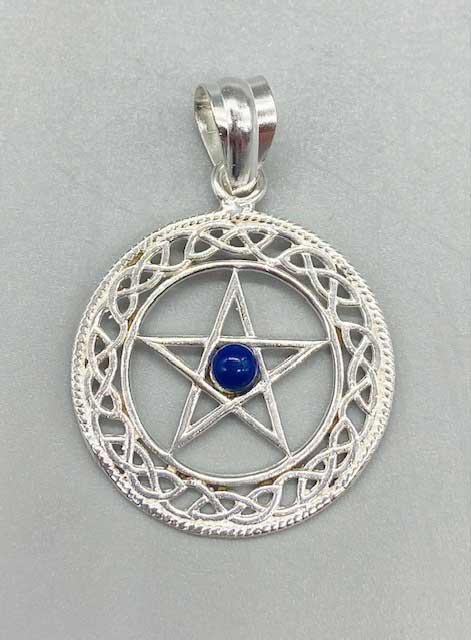 30mm Lapis Pentagram (image for) 30mm Lapis Pentagram