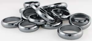 (set of 100) 6mm Rounded Hematite rings (image for) (set of 100) 6mm Rounded Hematite rings