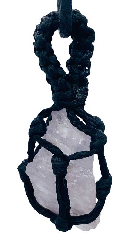 Kunzite rough tread cage pendant (image for) Kunzite rough tread cage pendant