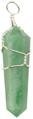 (set of 5) wire wrapped Green Aventurine point (image for) (set of 5) wire wrapped Green Aventurine point