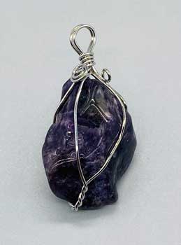Amethyst wire wrapped (image for) Amethyst wire wrapped