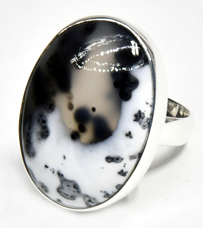 size 6 Dendritic Opal ring (image for) size 6 Dendritic Opal ring