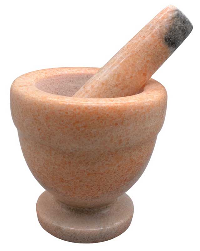 4" Sunset Jade Mortar and Pestle Set (image for) 4" Sunset Jade Mortar and Pestle Set