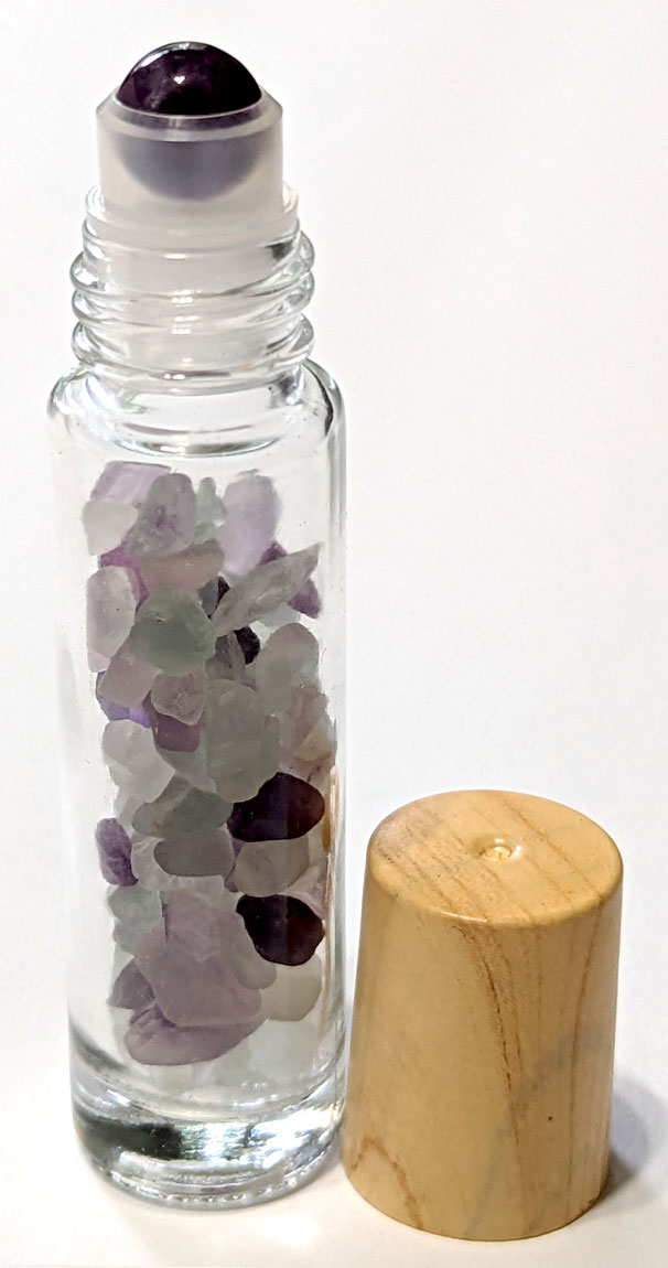 Fluorite in roller bottle 10ml (image for) Fluorite in roller bottle 10ml