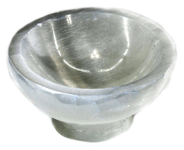 4" Selenite Stand bowl (image for) 4" Selenite Stand bowl