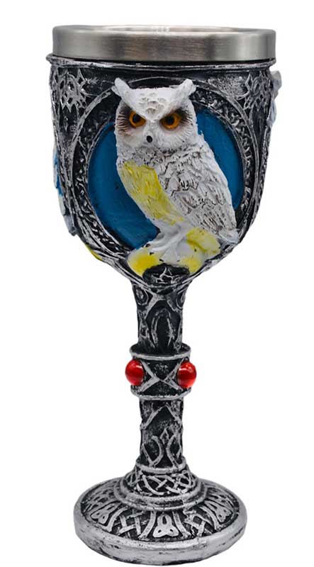 6 1/2" Mystic Owl chalice (image for) 6 1/2" Mystic Owl chalice