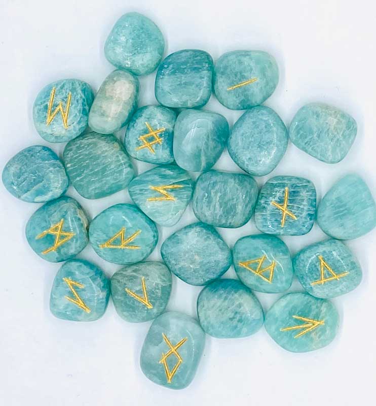 (image for) Amazonite rune set - Click Image to Close