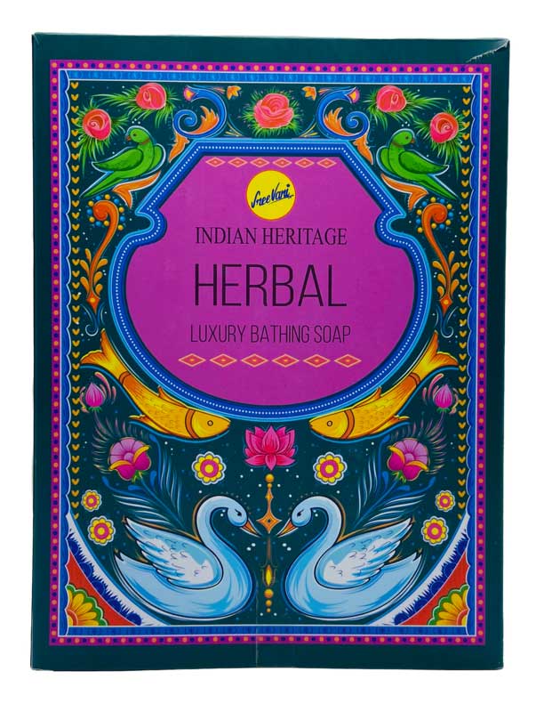 75gm Herbal soap indian heritage (image for) 75gm Herbal soap indian heritage