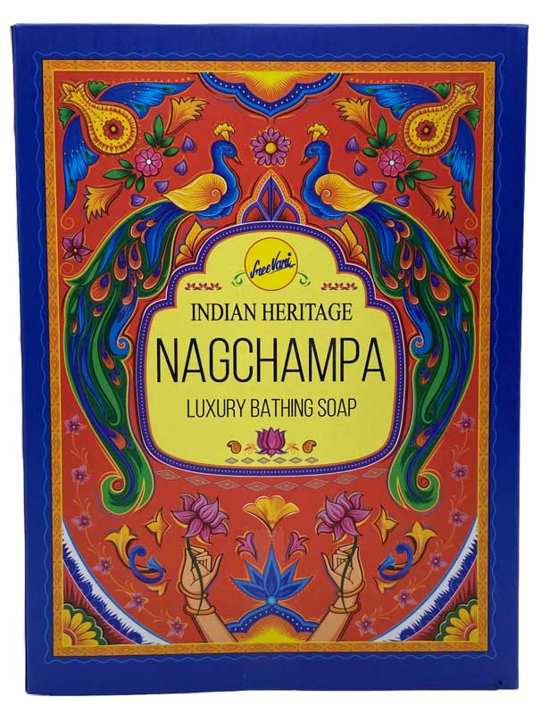 75gm Nagchampa soap indian heritage (image for) 75gm Nagchampa soap indian heritage