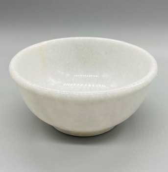4" White Marble scrying bowl (image for) 4" White Marble scrying bowl