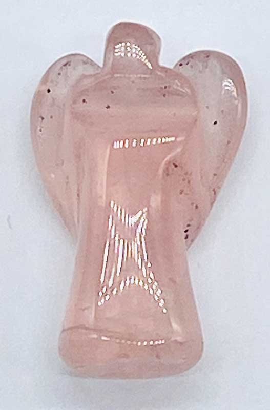 1" Rose Quartz angel (image for) 1" Rose Quartz angel