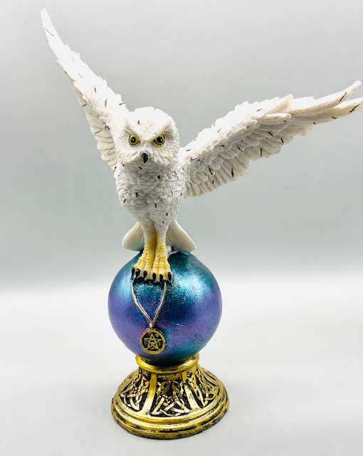 8 1/2" Flying Owl on Ball (image for) 8 1/2" Flying Owl on Ball