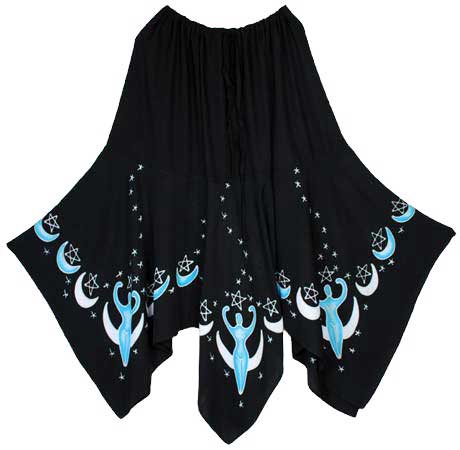 Moon Goddess Long Skirt black (image for) Moon Goddess Long Skirt black